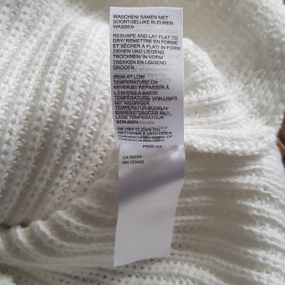 NWT Core Life Oversized Ivory Sweater *Flawed* Size Large - Picture 13 of 13
